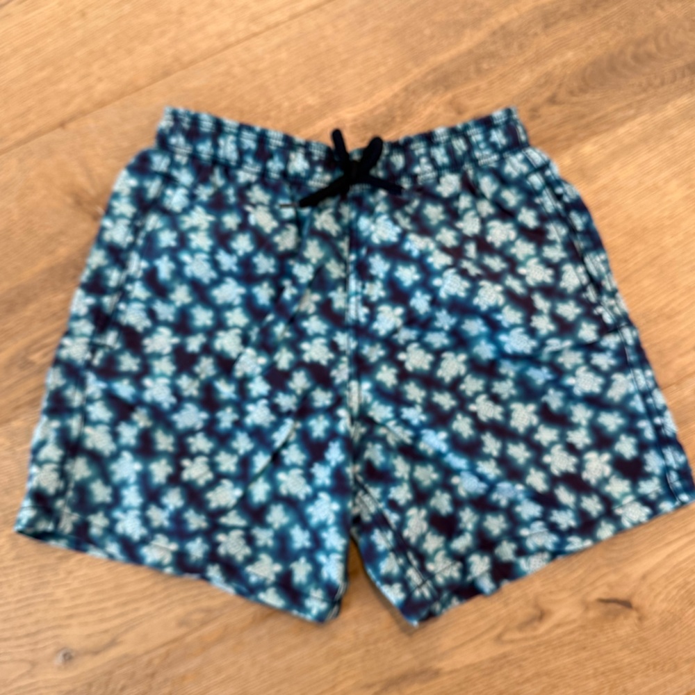 Boys Vilebrequin turtle swim trunks size 12